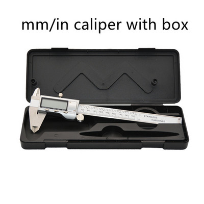 Instrumente de măsurare a șubler digital din oțel inoxidabil de 0-150 mm șublere electronice digitale vernier instrument de măsurare din metal de 6 inci