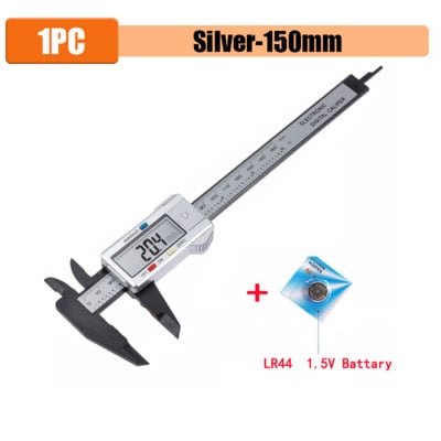 Șubler digital electronic de 100/150mm 6 inch șubler vernier micrometru riglă digitală instrumente de măsurare instrument șublere vernier
