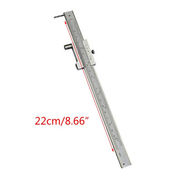 0-200mm Δαγκάνα σήμανσης Vernier με βελόνα Carbide Scriber Χάρακας μέτρησης παράλληλης σήμανσης Εργαλείο οργάνων μέτρησης