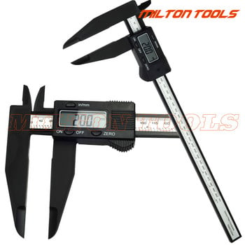 Εργαλεία μέτρησης DIY 150mm 200mm 300mm 0,1mm Digital Electronic Vernier Caliper μακρύ πλαστικό ψηφιακό δαγκάνα micromete