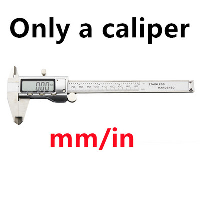 150 mm nerūsējošā tērauda digitālais suports 6 collu metāla suports elektronisks platekrāna nonija suporta mērīšanas rīks ar frakciju