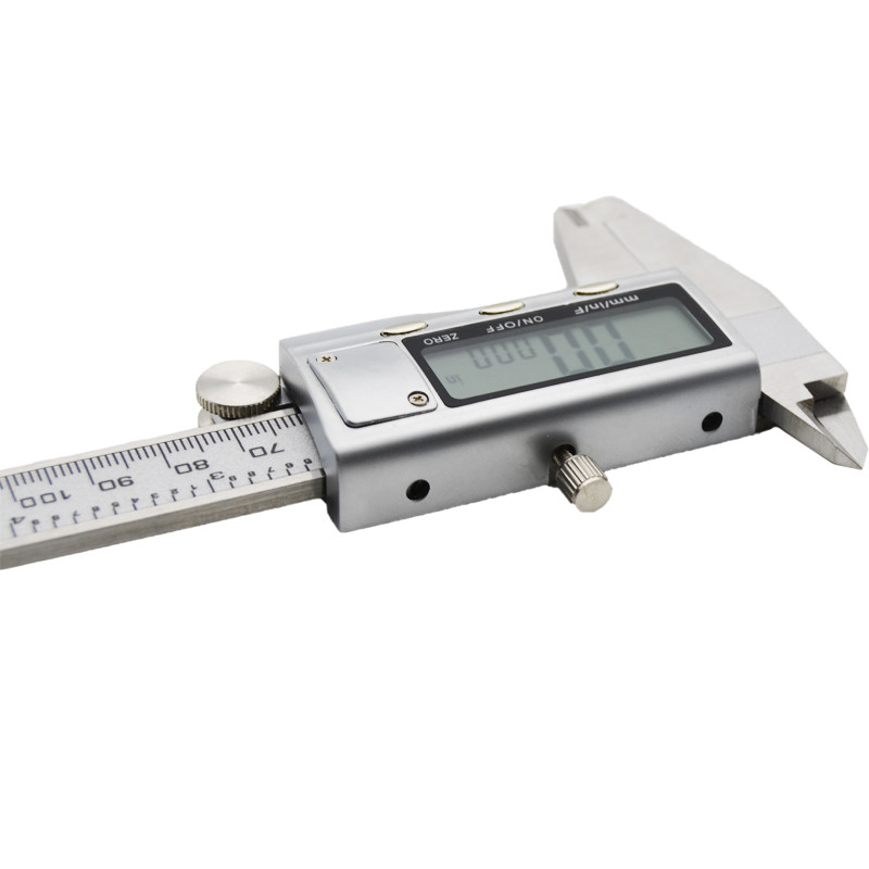 150 mm nerūsējošā tērauda digitālais suports 6 collu metāla suports elektronisks platekrāna nonija suporta mērīšanas rīks ar frakciju