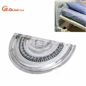 Voodiprotraktor meditsiiniline kraadiklaas mõõdab haiglavoodi kraadi kraadi, väike punktikaart voodi deeeni testimiseks, põetamine