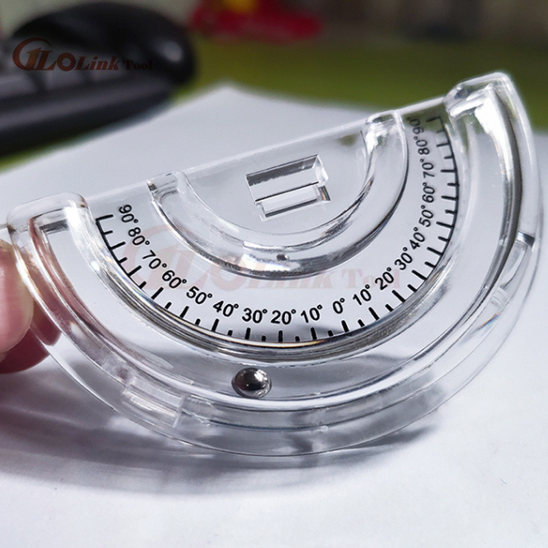 Voodiprotraktor meditsiiniline kraadiklaas mõõdab haiglavoodi kraadi kraadi, väike punktikaart voodi deeeni testimiseks, põetamine