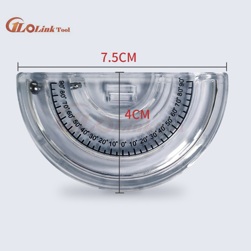 Voodiprotraktor meditsiiniline kraadiklaas mõõdab haiglavoodi kraadi kraadi, väike punktikaart voodi deeeni testimiseks, põetamine