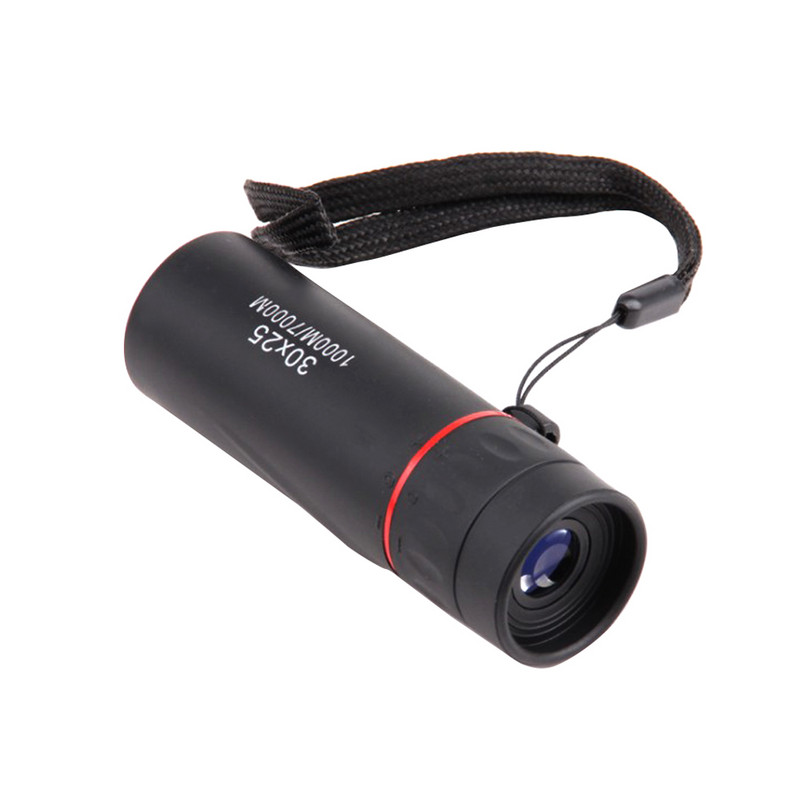 Binoclu cu telescop monocular Hd 30x25, focalizare cu zoom, film verde, binoculo optic pentru vânătoare, lunetă turistică de înaltă calitate