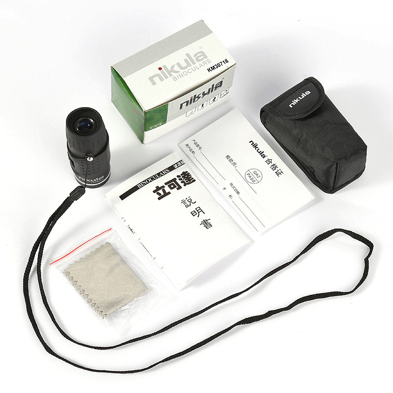 Nikula HD mini monokuláris teleszkóp 7x18 teljesen bevont optika Bak4 zsebes koncert céltávcső, nagy hatótávolságú vadászat kempingezéshez
