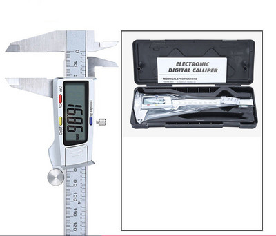 Matavimo įrankis nerūdijančio plieno skaitmeninis suportas 6 "150 mm Messschieber paquimetro matavimo priemonė Vernier Calipers