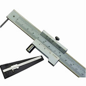 0-200mm Σήμανση Vernier Caliper With Carbide Scriber Παράλληλη σήμανση Χάρακας μέτρησης οργάνων μέτρησης Εργαλείο αποστολής βελόνας 1ps