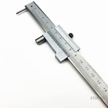 0-200mm Σήμανση Vernier Caliper With Carbide Scriber Παράλληλη σήμανση Χάρακας μέτρησης οργάνων μέτρησης Εργαλείο αποστολής βελόνας 1ps