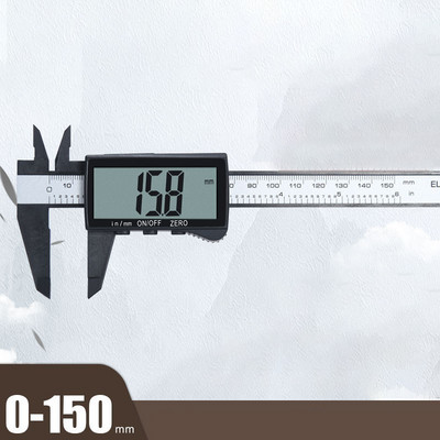 Skaitmeniniai suportai Elektroninė plastikinė apkaba Vernier Storis Gylis matuoklis Mikrometras Liniuotė Matavimo įrankiai Prietaisas Pachometras