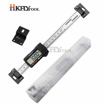 Електронен цифров дебеломер Ниво 0,01 мм 0-150 мм LCD пластмасови дебеломери Инструменти за измерване на нониус Цифров хоризонтален линийка