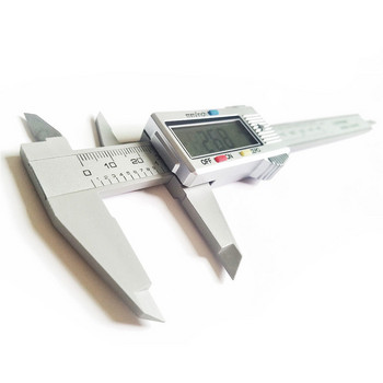 6-инчов дигитален дебеломер 0-150 mm LCD електронен дебеломер Измервател от въглеродни влакна Инструменти за измерване на височина Инструменти Микрометър
