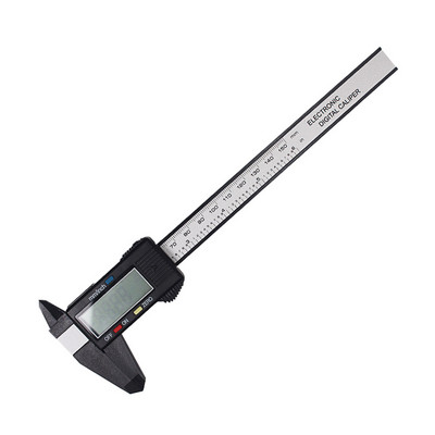 6-tollised digitaalsed vernier-pidurisadulad 0-150 mm LCD elektrooniline nihik Süsinikkiust mõõtur Kõrgusmõõturiistad Instrumendid Mikromeeter