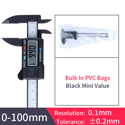 150 mm 100 mm 6 colių elektroninis skaitmeninis apkaba anglies pluošto vernier apkabos matuoklis mikrometras skaitmeninės liniuotės matavimo įrankis