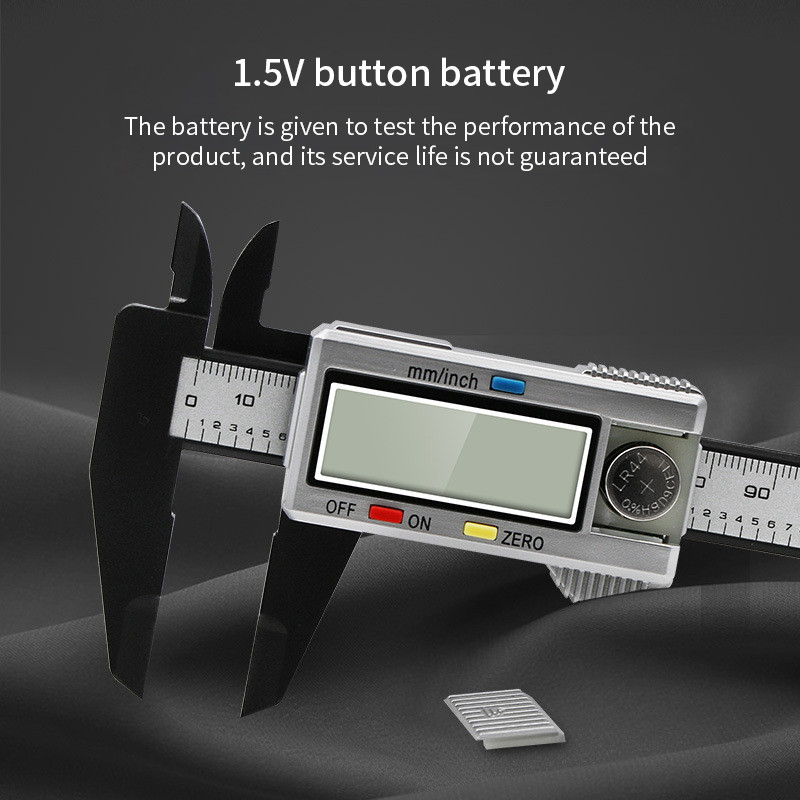 150 mm 100 mm 6 colių elektroninis skaitmeninis apkaba anglies pluošto vernier apkabos matuoklis mikrometras skaitmeninės liniuotės matavimo įrankis