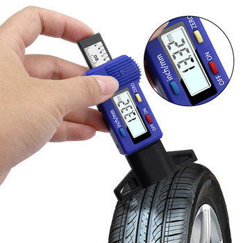 Цифрови автомобилни гуми Измервател на дълбочината на протектора на гумите Измервател Инструмент за измерване на шублер Измерватели на дебелината на протектора Спирачна накладка Система за наблюдение на гумите