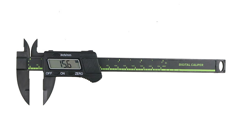 Nou sosire 150mm 6 inch LCD digital electronic fibră de carbon etrier vernier instrument de măsurare micrometru