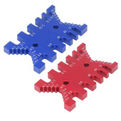 Dovetail Jig Tenon Caliper CNC töötlemine alumiiniumsulamist ruuteri saagimise mõõtejoonlaud puidutöötlemislaua masinale