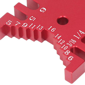 Dovetail Jig Tenon Caliper CNC Machining Router κράμα αλουμινίου Χάρακας μέτρησης για επιτραπέζιο μηχάνημα επεξεργασίας ξύλου