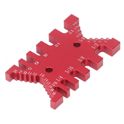 Dovetail Jig Tenon Caliper CNC töötlemine alumiiniumsulamist ruuteri saagimise mõõtejoonlaud puidutöötlemislaua masinale