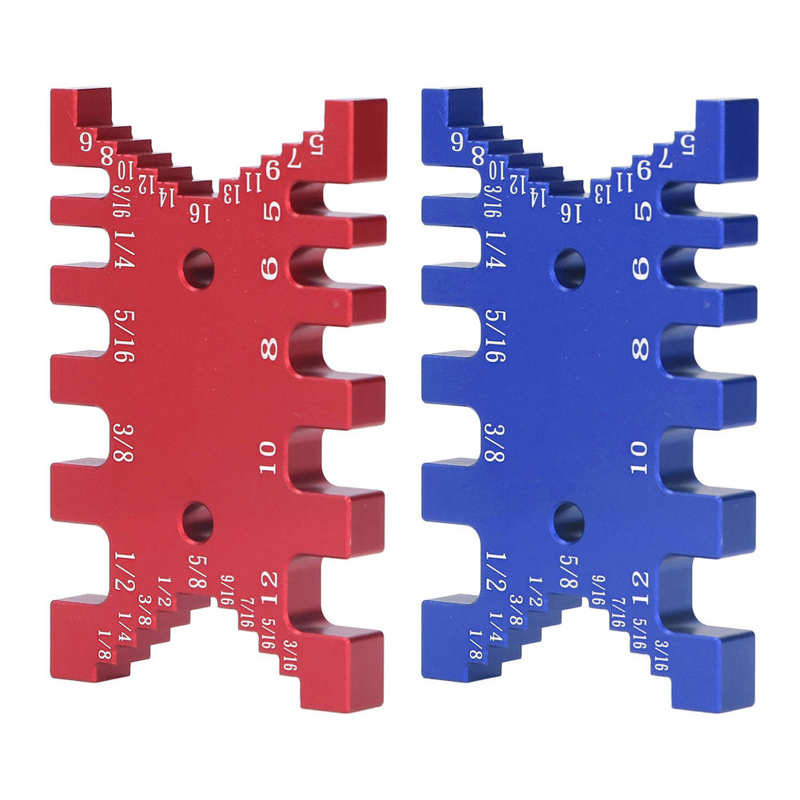 Dovetail Jig Tenon Caliper CNC töötlemine alumiiniumsulamist ruuteri saagimise mõõtejoonlaud puidutöötlemislaua masinale