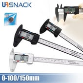 Șubler digital electronic de 150 mm, 6 inci, fibră de carbon, șubler Vernier Instrumente de măsurare micrometru Instrumente de măsurare riglă digitală Instrument de măsurare