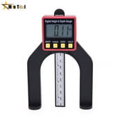 Indicator de adâncime, LCD, instrumente de măsurare a înălțimii, șublere cu picioare magnetice pentru mese de frezat, instrumente de măsurare pentru prelucrarea lemnului