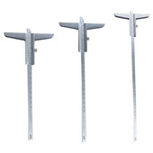 Μέτρηση βάθους χάρακα οργάνου χάρακα μετρητή μικρομέτρου υψηλής ακρίβειας από κράμα διαφανούς κλίμακας