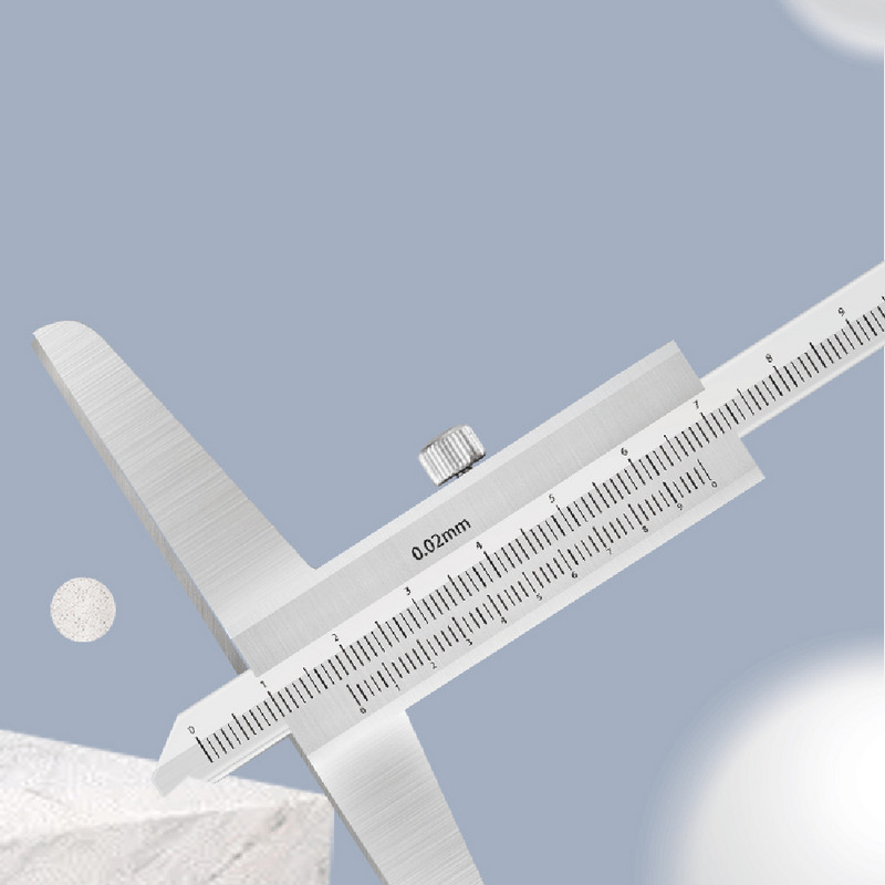 Μέτρηση βάθους χάρακα οργάνου χάρακα μετρητή μικρομέτρου υψηλής ακρίβειας από κράμα διαφανούς κλίμακας