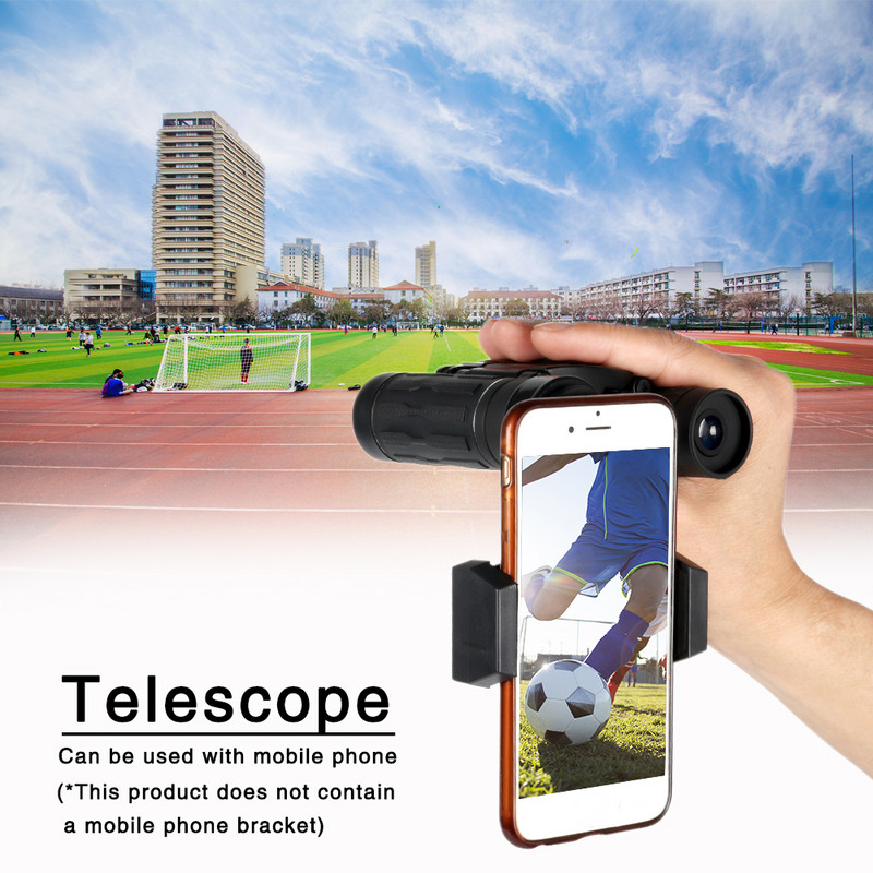 40X22 HD Galingas kompaktiškas priartinantis žiūronas 2000M ilgo nuotolio sulankstomas mini teleskopas medžioklei lauko stovyklavietėje Kelionės koncertas