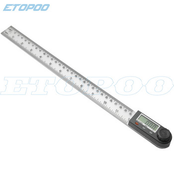 0-300 мм многофункционален цифров LCD дисплей ъглова линийка 360° електронен гониометър транспортир инструмент за измерване