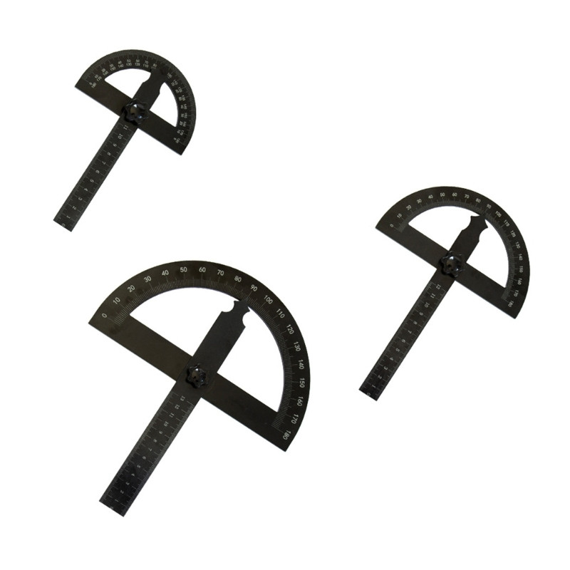 0-180 laipsnių kampo matuoklis-puslankiu liniuotė Matematikos matavimo įrankis