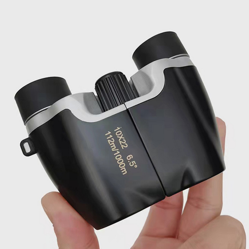 Binoclu pentru copii HD 10X22 de mare putere Telescop portabil cu prismă Porro cu rază lungă de acțiune pentru sport în aer liber Camping călătorii