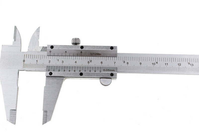 Vernier nihik 6" 0-150 mm / 0,05 mm 0,008 tolli metallist nihikuid mõõturi mikromeeter Pie De Rey Paquimetro mõõteriistad