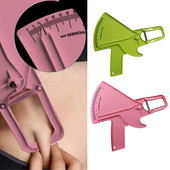 80 mm kūno riebalų apkaba ABS rožinė/žalia adipometro odos raukšlių matavimas 11*9,4*1,2 colio svorio matavimo testerio matavimo įrankiai