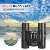 Binoclu profesional HD de mare putere 100X22 Telescop BAK4 FMC pentru concert vocal în aer liber Camping în călătorie Supraviețuire