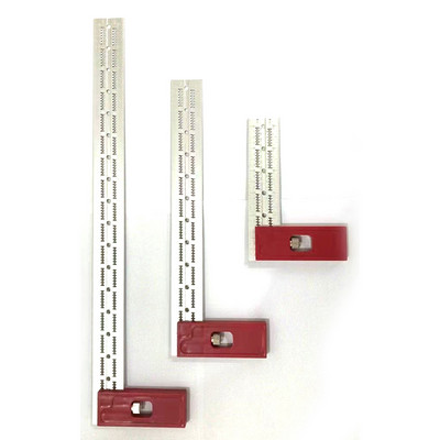 Kokapstrādes instruments, regulējams bīdāms lineāls, kvadrātveida, DIY, mājsaimniecības galdnieka mašīnists taisnleņķa trīsstūris 6/12/18 collas