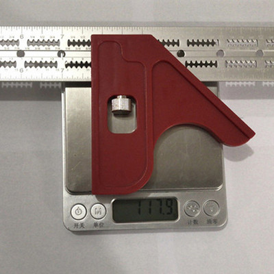 Nástroj na obrábanie dreva Nastaviteľné posuvné pravítko Kombinácia štvorca DIY Domácnosť Tesár Strojníci Pravouhlý trojuholník 6/12/18 palcov