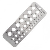 Grąžto dydžio matuoklio matavimo įrankio metalo nerūdijančio plieno gręžimo matuokliai tiksliam matavimo ekvivalentui