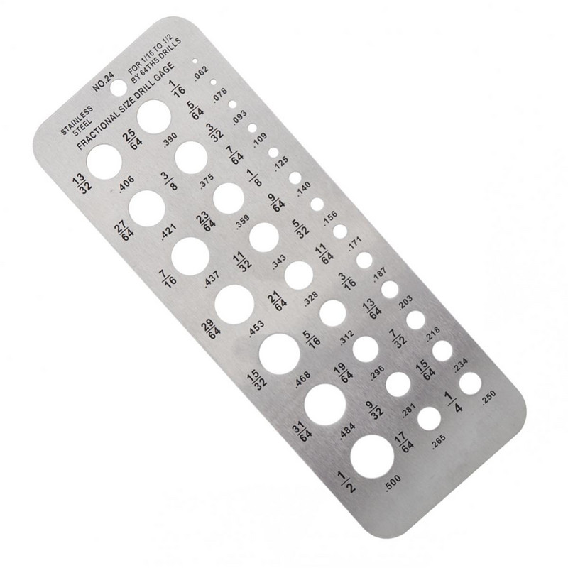 Grąžto dydžio matuoklio matavimo įrankio metalo nerūdijančio plieno gręžimo matuokliai tiksliam matavimo ekvivalentui