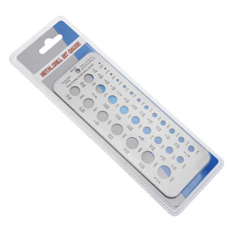 Grąžto dydžio matuoklio matavimo įrankio metalo nerūdijančio plieno gręžimo matuokliai tiksliam matavimo ekvivalentui