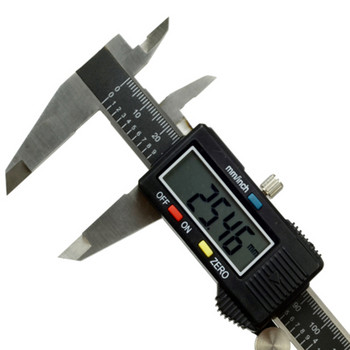 0-150 mm 6-инчов дигитален дебеломер от неръждаема стомана, електронен нониус, микрометър, дебеломер на дебеломера от въглеродни влакна