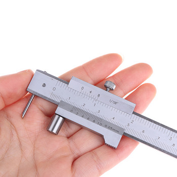 0-200 мм маркиращ верниер шублер Scriber Измервателна линийка от неръждаема стомана Маркиращи измервателни инструменти Инструмент Инструмент за измерване