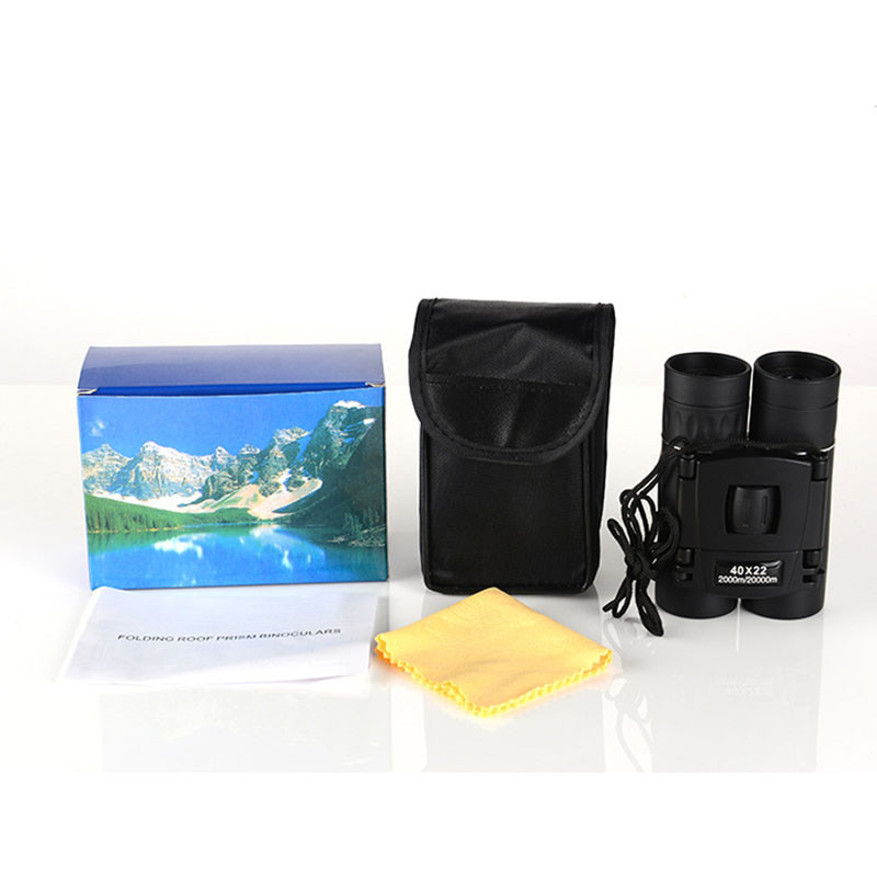 Taskuline väikese suurusega binokkel 40x22 100x22 10x suurendusega teleskoobid, mida on lihtne kaasas kanda õues telkimiseks Matkamiseks reisimiseks linnuvaatlemiseks