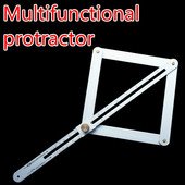 Protractor de colț teșit Instrument de măsurare a unghiurilor multiple pentru prelucrarea lemnului Goniometru riglă pătrată Contor digital de unghi Manometru