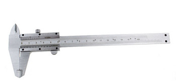 1PC Vernier Caliper 150mm 0,02 1/128 0,05 Sliding Gauge Measurement Tool Inside Outside Depth Βήμα μικρομετρικό δαγκάνες μέτρησης