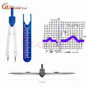 Nauja PVC EKG liniuotė medicininė liniuotė EKG goniometras EKG medicininis suportas EKG suportas elektrokardiogramos daliklis Medicininis EKG skirstytuvas