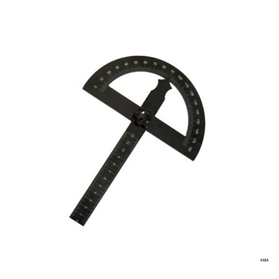 0–180 laipsnių dailidė, matuojanti raštelio matuoklis puslankiu matematikos kampo liniuotė