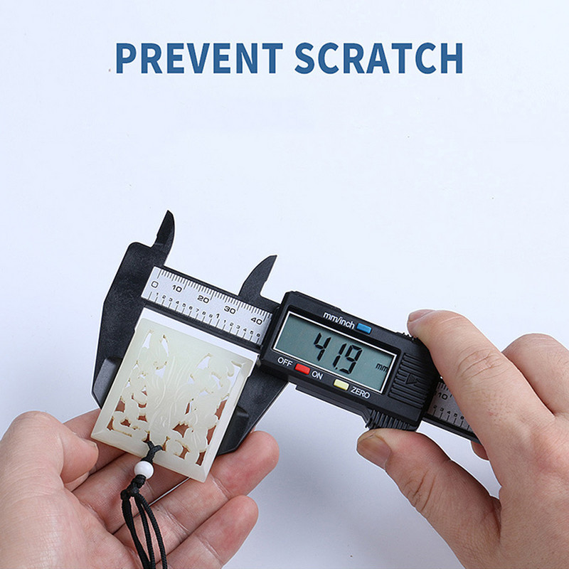 Elektrooniline LCD digitaalne nihik 6 tolli 150 mm 100 mm Vernier nihiku mikromeeter digitaalne joonlaud roostevabast terasest mõõteriistad